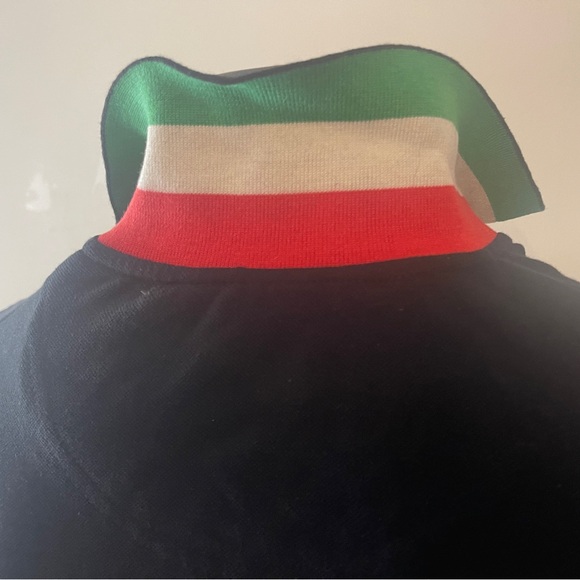 Men’s Hardcore Italians Polo S/S Shirt, Italian Flag Collar Size 2XL - Picture 6 of 9